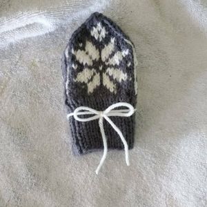 Newborn baby selbu mittens